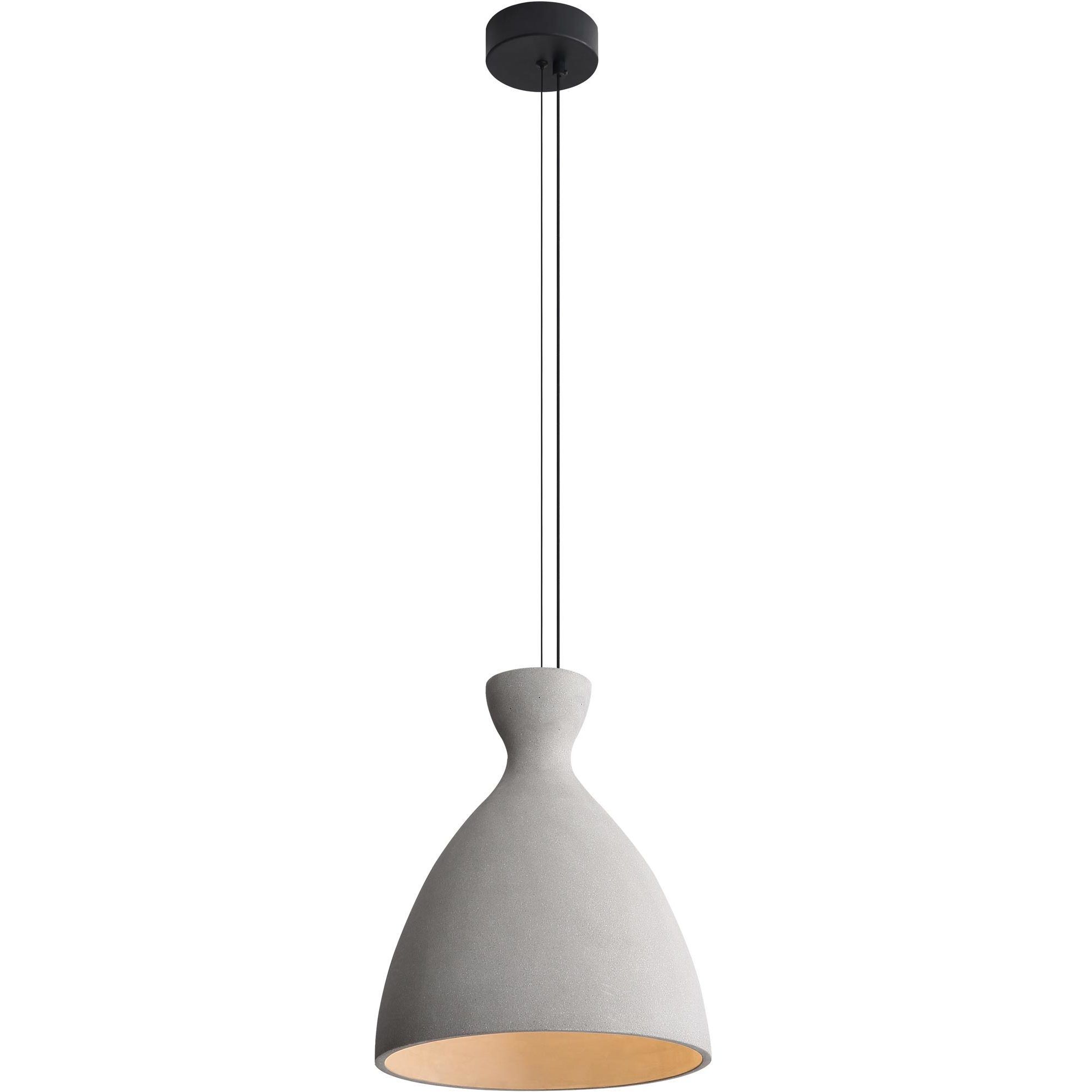 Aethera Pendant Ceiling Light in Grey Cement