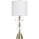 Cameron 33.25 inch 60.00 watt Clear Ribbed Table Lamp Portable Light