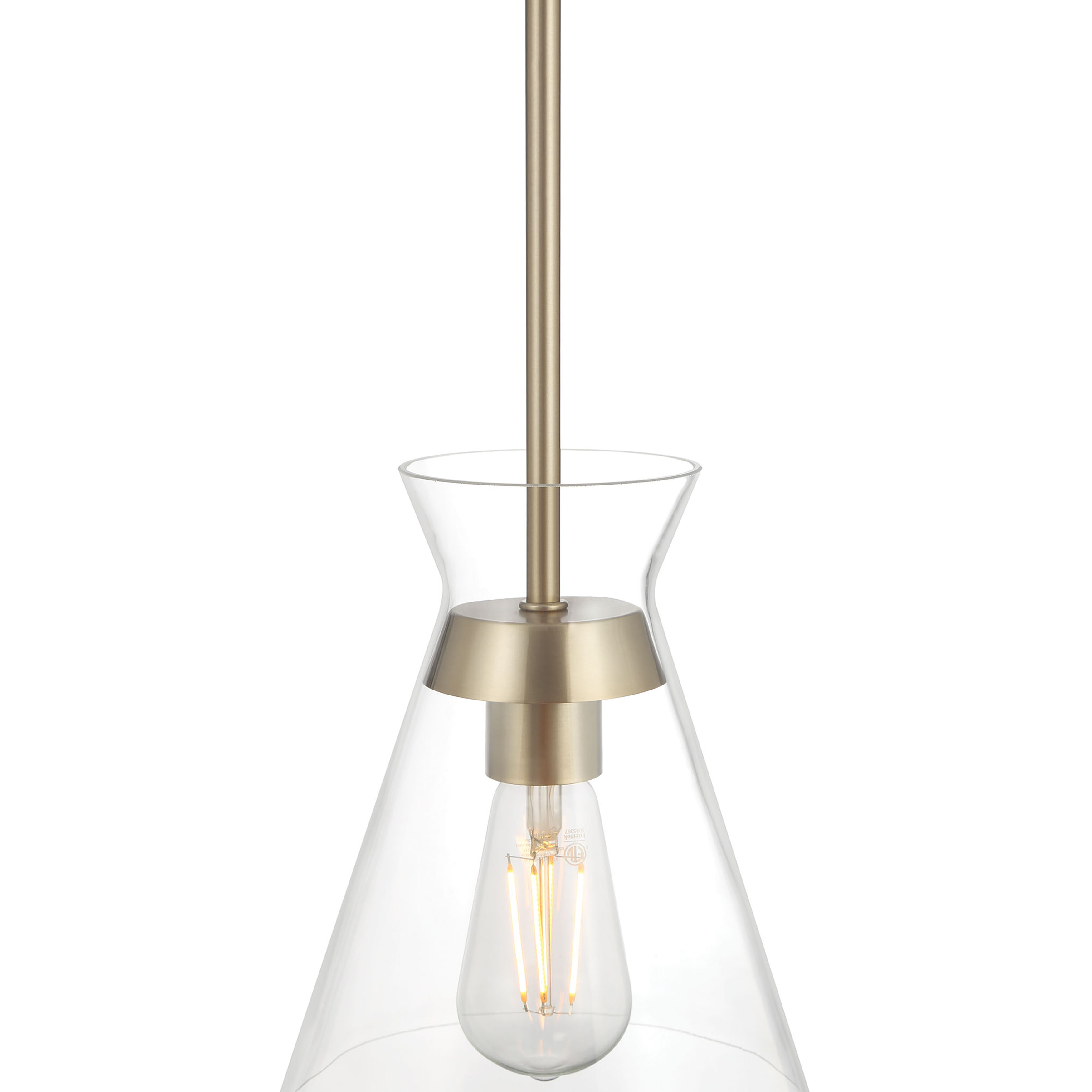 Amarella 1 Light 7 inch Modern Gold Mini Pendant Ceiling Light