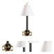 Tai Fu 27 inch 100.00 watt Black and Gold Table Lamp Portable Light