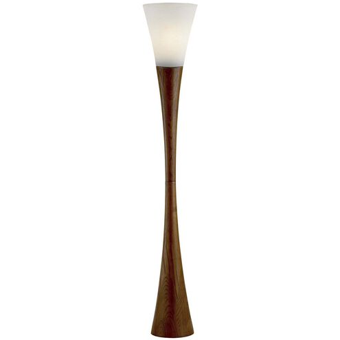 Espresso 68 inch 150.00 watt Walnut Floor Lamp Lantern Portable Light