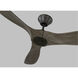 Maverick 52 inch Aged Pewter with Light Grey Weathered Oak Blades Ceiling Fan