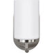 Oslo 1 Light 4.75 inch Brushed Nickel Wall Bath Fixture Wall Light