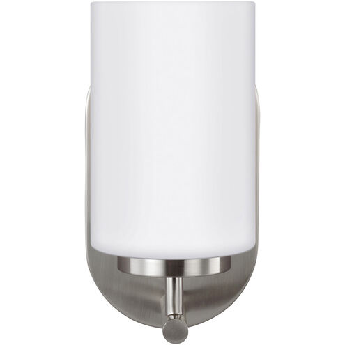 Oslo 1 Light 4.75 inch Brushed Nickel Wall Bath Fixture Wall Light
