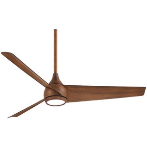 Twist 52 inch Distressed Koa Indoor Ceiling Fan, Wifi