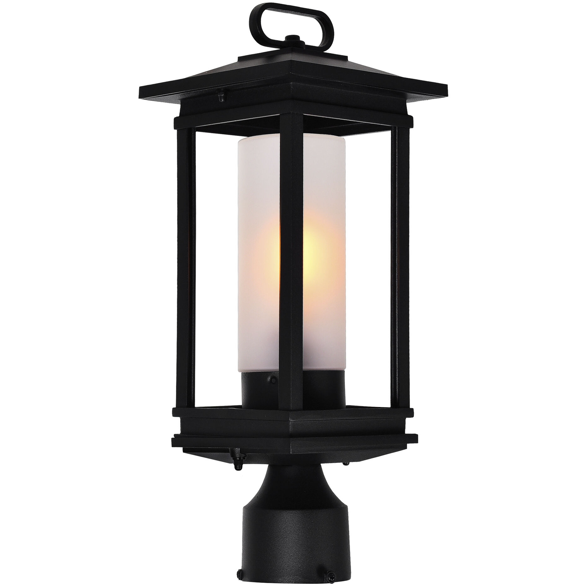 Granville 1 Light 17.5 inch Black Outdoor Lantern Head