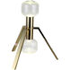 Canada 14 inch 6.00 watt Gold LED Table Lamp Portable Light