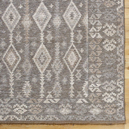Tempe 90 X 60 inch Nickel / Sage / Metallic - Silver / Prairie Dust / Ash / Walnut Handmade Rug in 5 x 8