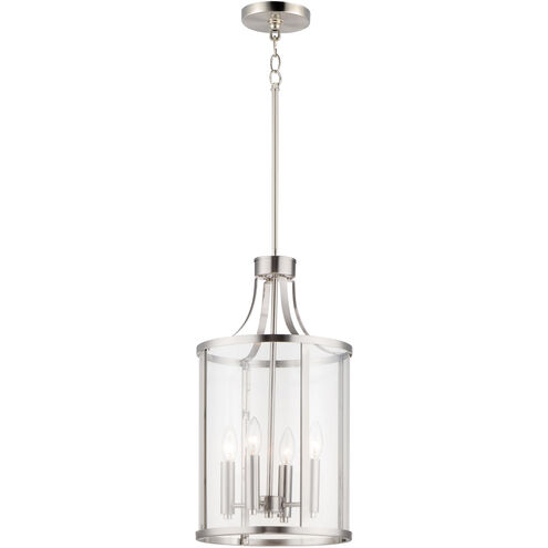 Sentinel 4 Light 12 inch Satin Nickel Single Pendant Ceiling Light