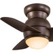 Spacesaver 26 inch Oil Rubbed Bronze Ceiling Fan