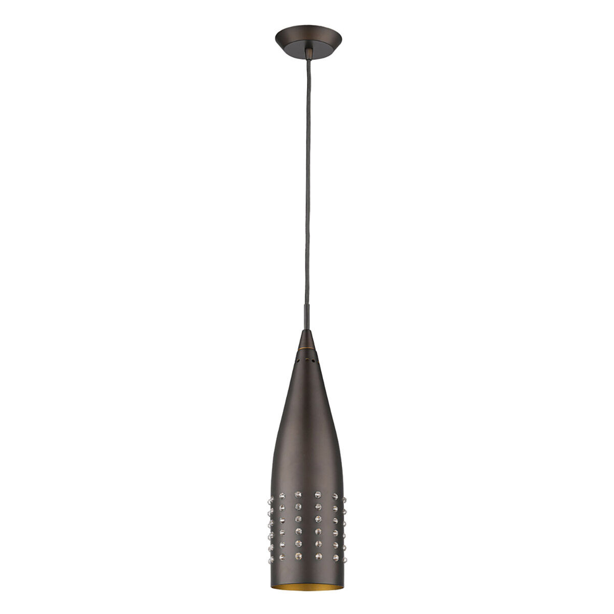 Prism 1 Light 3 inch Oil Rubbed Bronze Pendant Ceiling Light