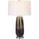 Alamance 28 inch 150.00 watt Light to Dark Rustic Bronze and Brushed Nickel Table Lamp Portable Light