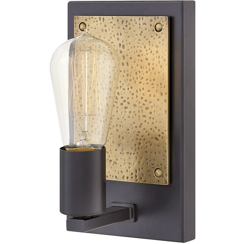 Everett 1 Light 5 inch Bronze with Heritage Brass ADA Indoor Wall Sconce Wall Light