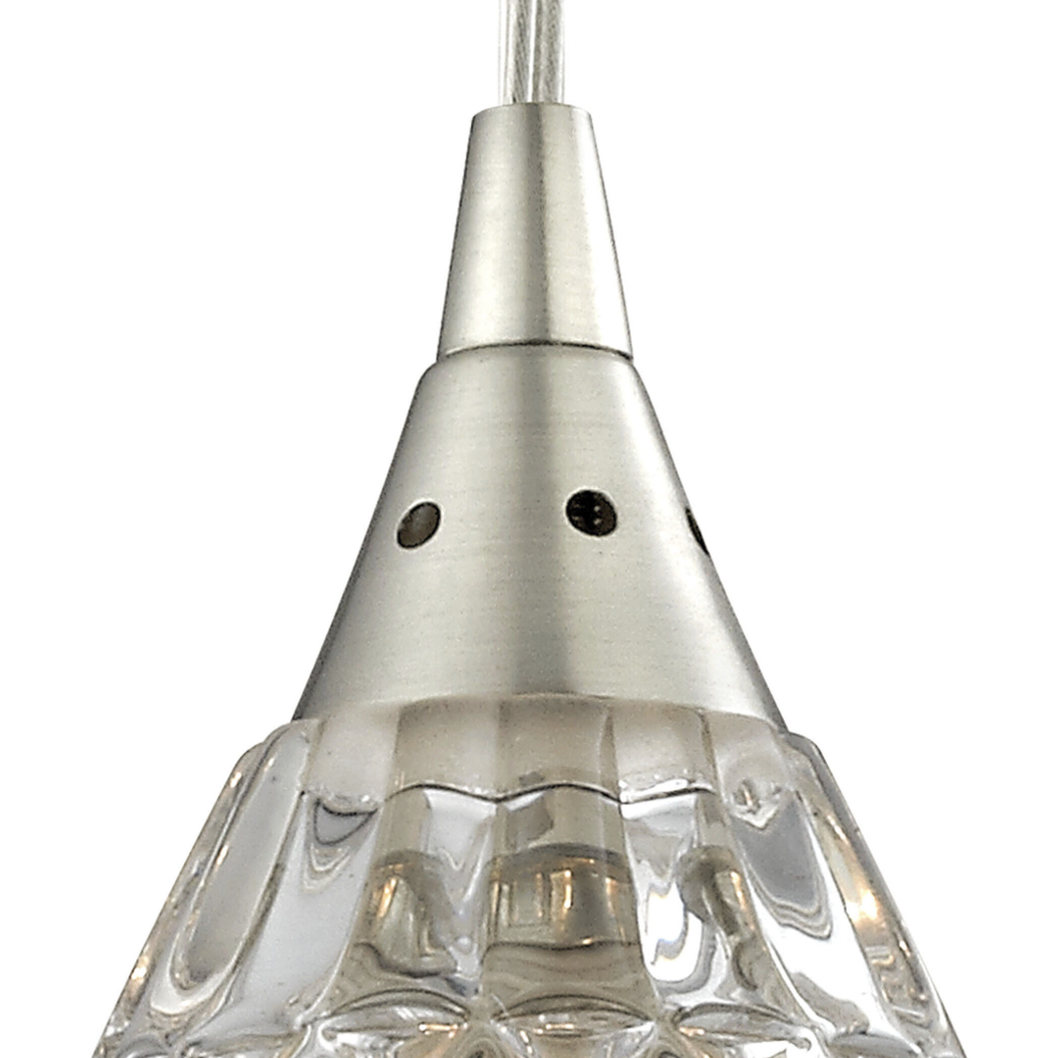Kersey 1 Light 4 inch Satin Nickel Mini Pendant Ceiling Light