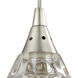 Kersey 1 Light 4 inch Satin Nickel Mini Pendant Ceiling Light