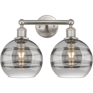 Edison Rochester 2 Light 17.00 inch Bathroom Vanity Light
