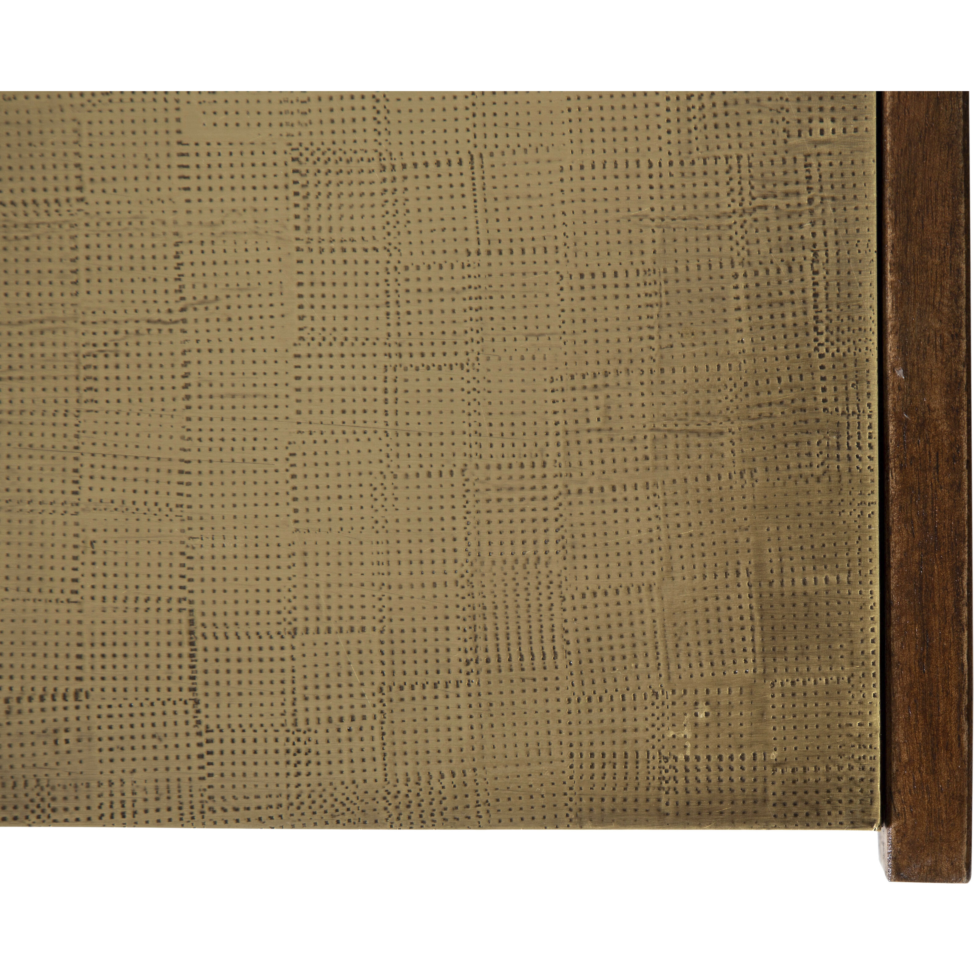 Dorsey 9 X 8 inch Walnut with Aged Brass Box