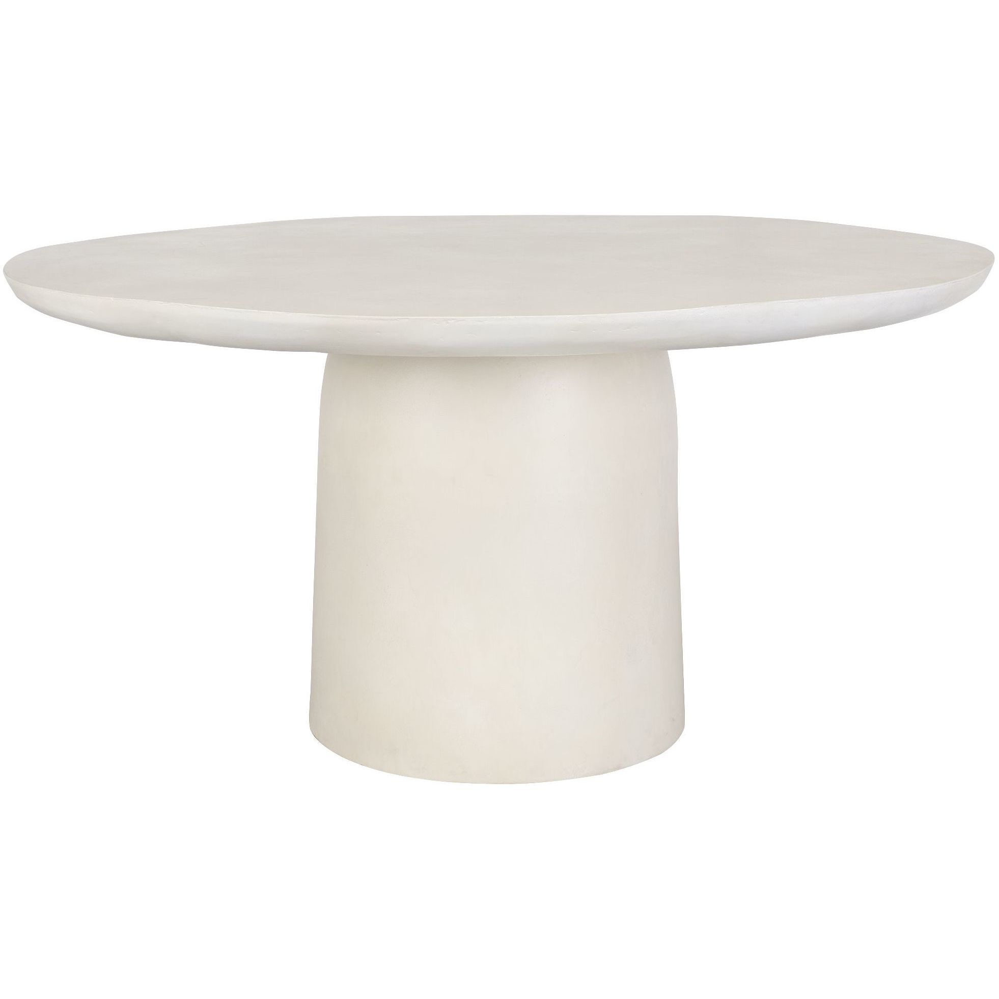 Madrone 60 X 30 inch Warm White Outdoor Dining Table