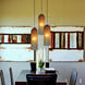 Envisage VI 1 Light 4 inch Satin Nickel Mini Pendant Ceiling Light in Grooved Bronze Smoke