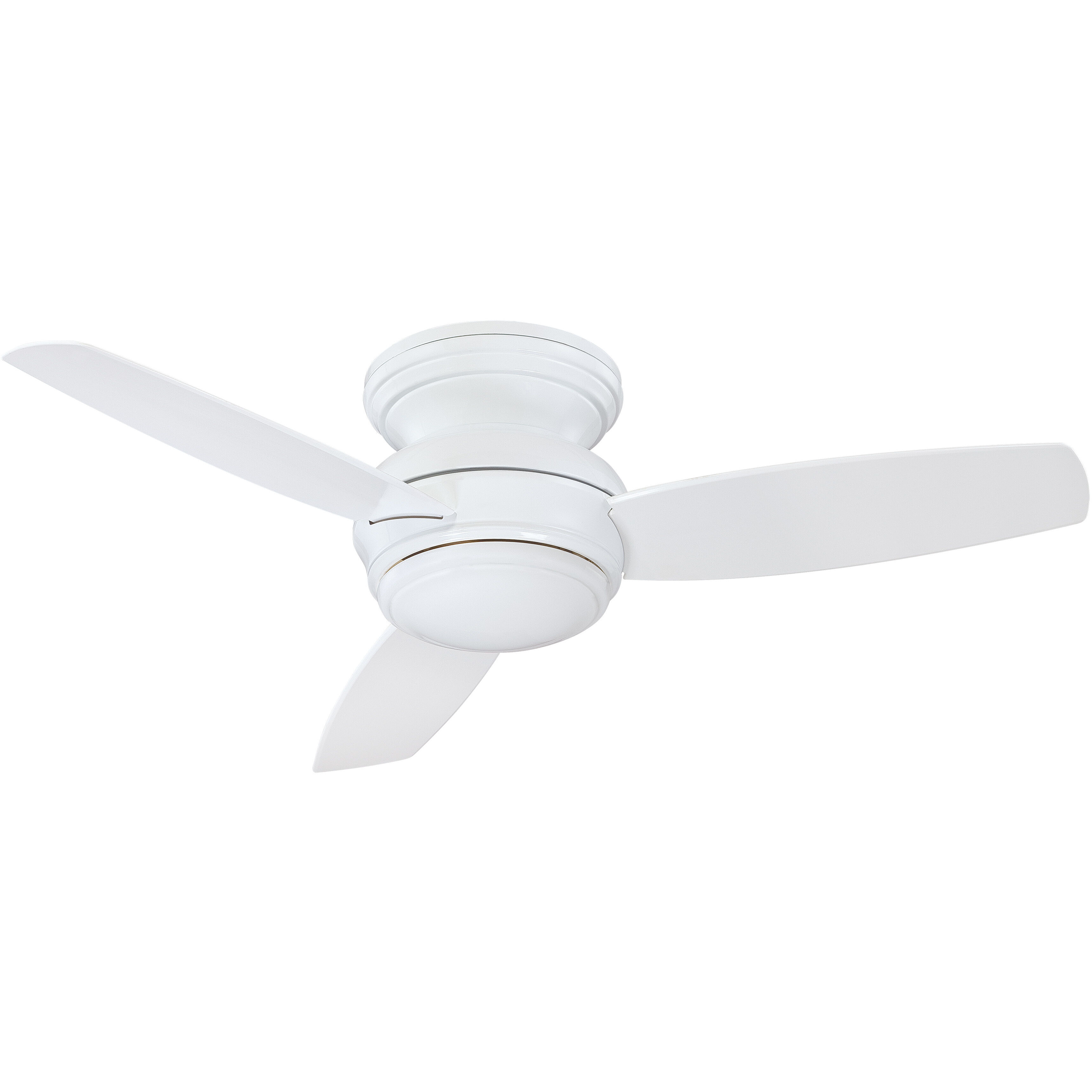 Traditional Concept 44 inch White Outdoor Ceiling Fan