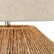 Vavda 19.5 inch 60 watt Natural Table Lamp Portable Light