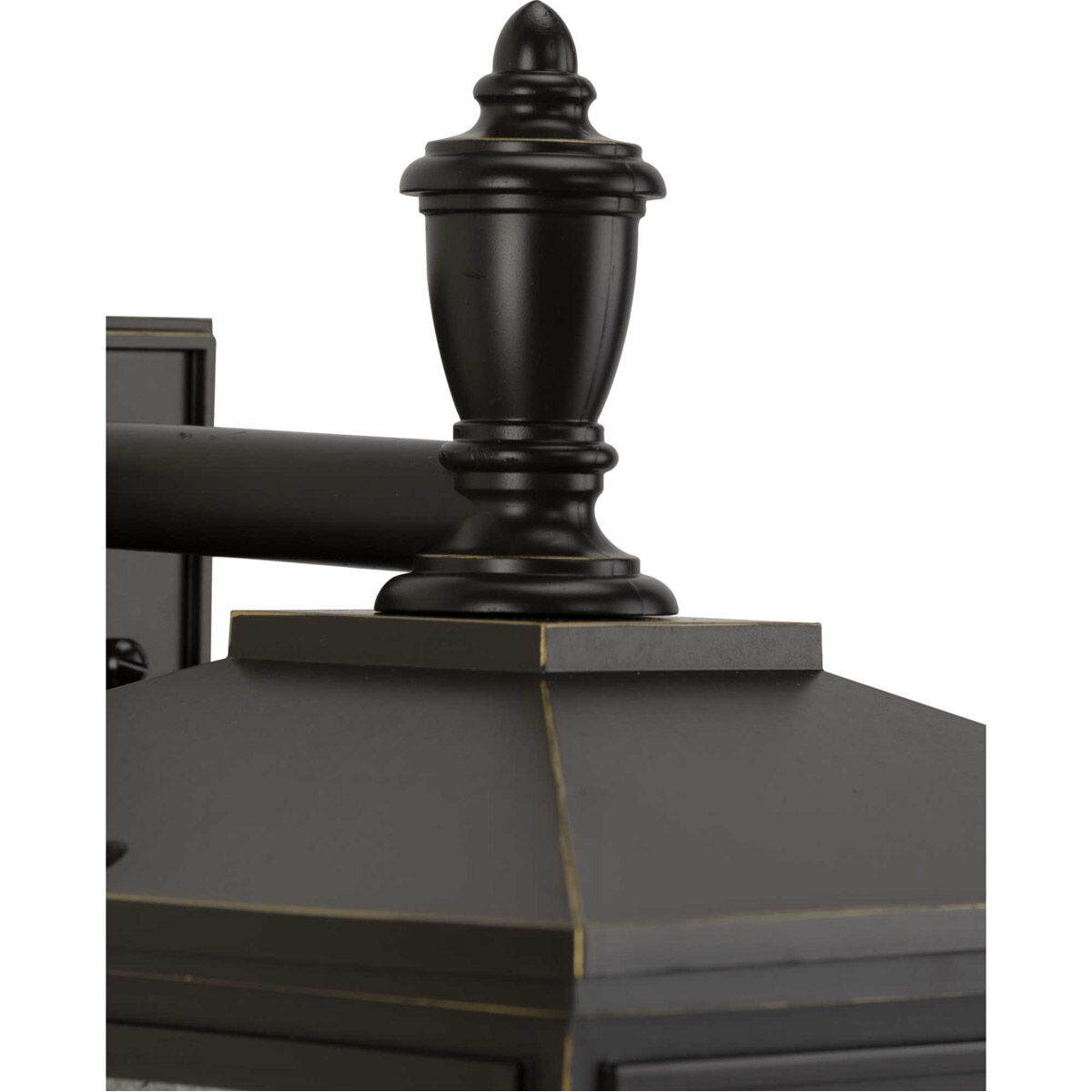 Cardiff Outdoor Wall Lantern in Antique Bronze, with DURASHIELD, Medium