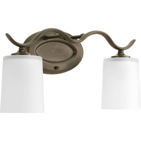 Mark 2 Light 15 inch Antique Bronze Bath Vanity Wall Light