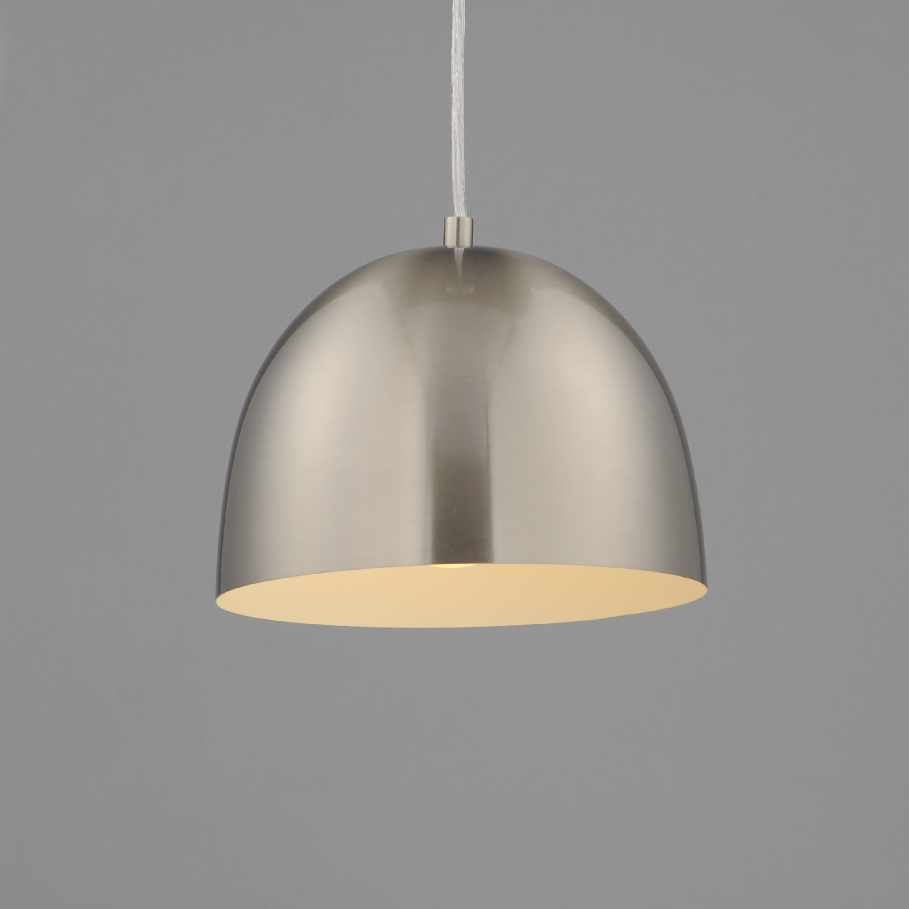Tova 1 Light 9 inch Satin Nickel Single Pendant Ceiling Light