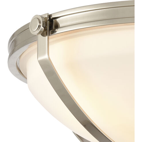 Connelly 3 Light 19 inch Polished Nickel Semi Flush Mount Ceiling Light