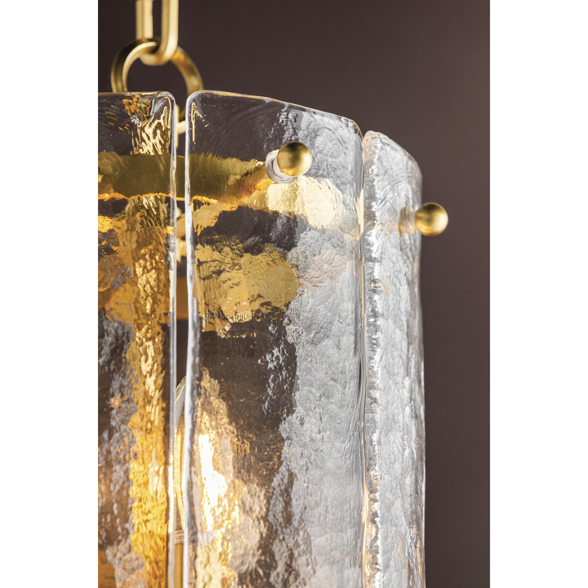 Rio 3 Light 10.25 inch Vintage Polished Brass Indoor Lantern Ceiling Light