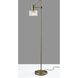 Rhodes 56 inch 40.00 watt Antique Brass Floor Lamp Portable Light