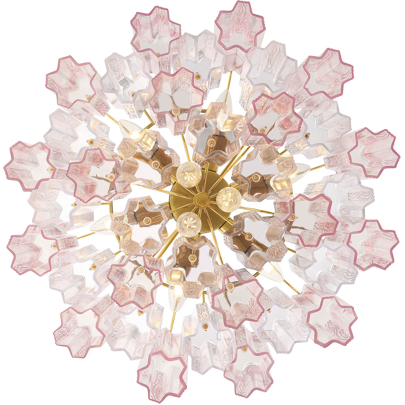 Addis 9 Light 22 inch Aged Brass Chandelier Ceiling Light in Spring