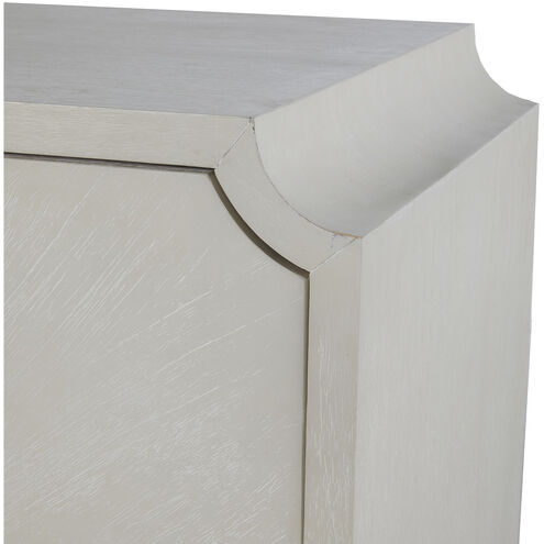 Chiri Cerused White / Stained Gold Chest