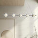 Elixir Linear Pendant Ceiling Light in Chrome