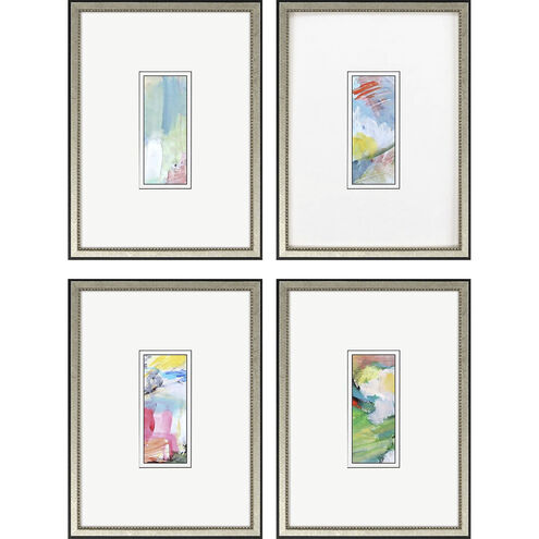 Homecoming Blue and Green and Pink and Multi Framed Art