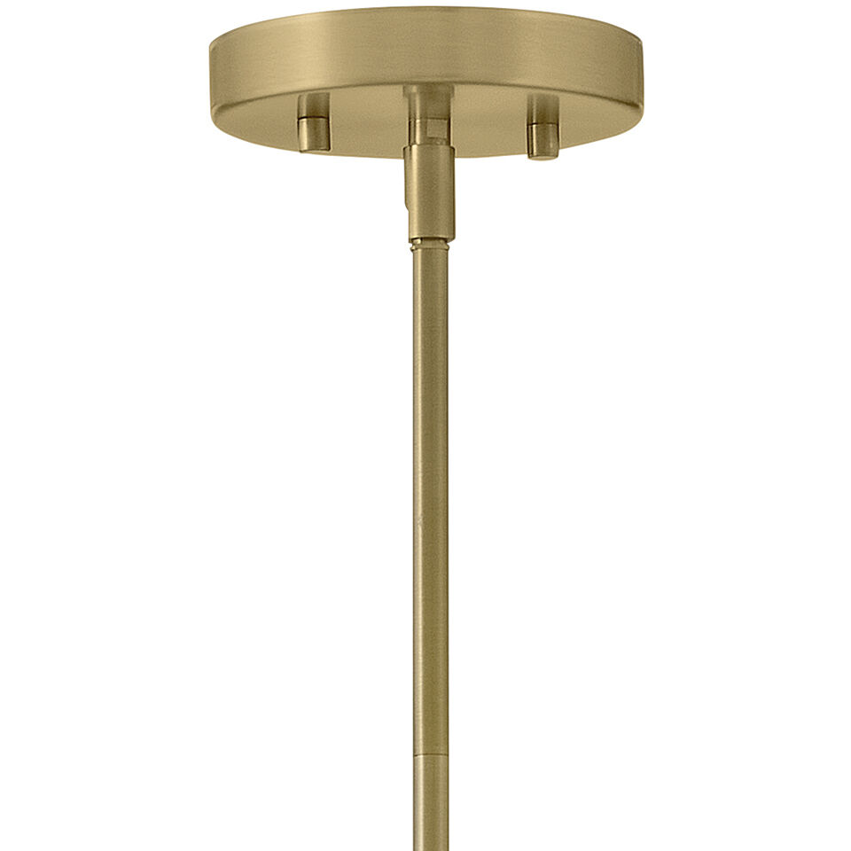 Tori 1 Light 14 inch Lacquered Brass Pendant Ceiling Light