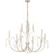 Gwyneth 10 Light 43 inch Winter Gold Chandelier Ceiling Light