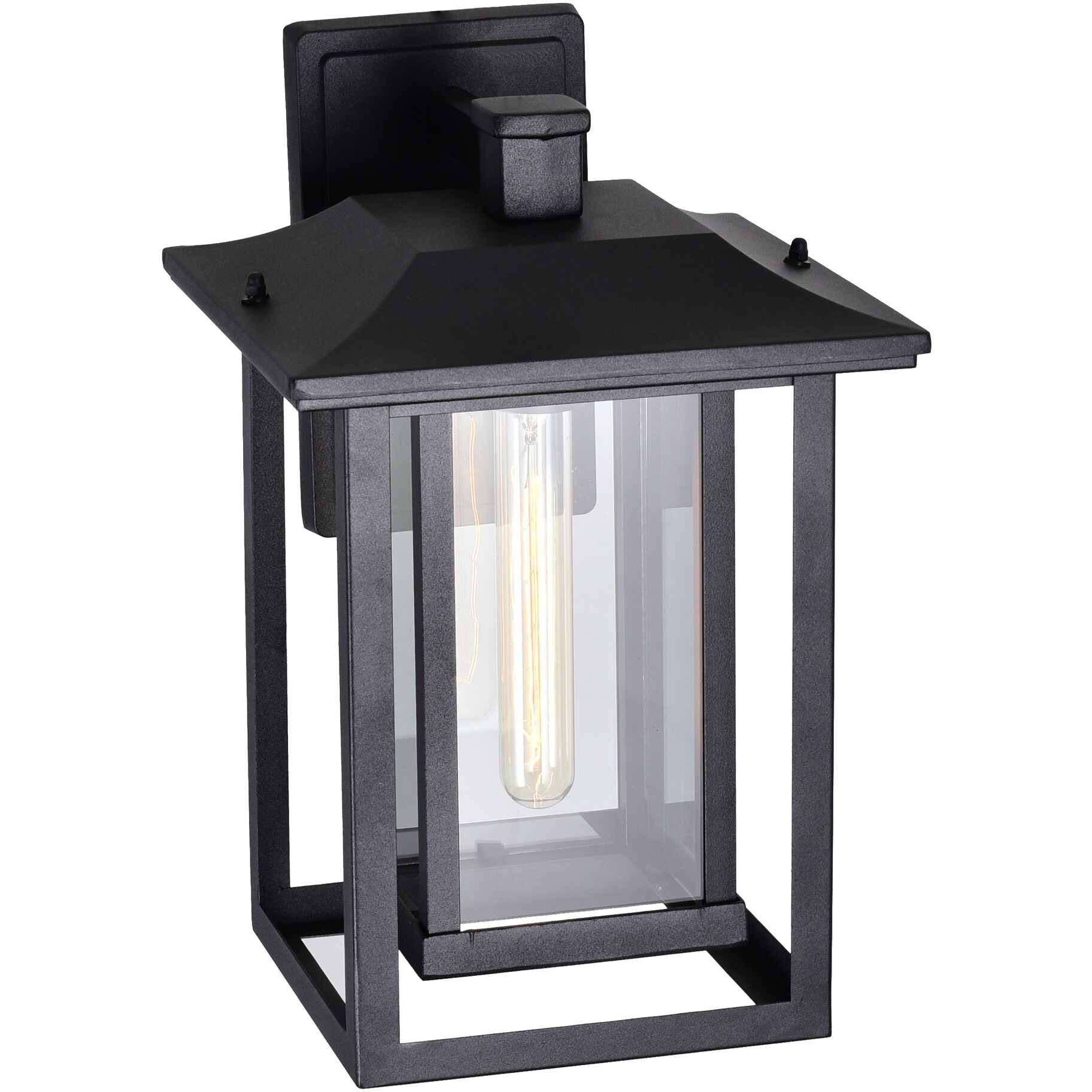 Winfield 1 Light 13.5 inch Black Outdoor Wall Light