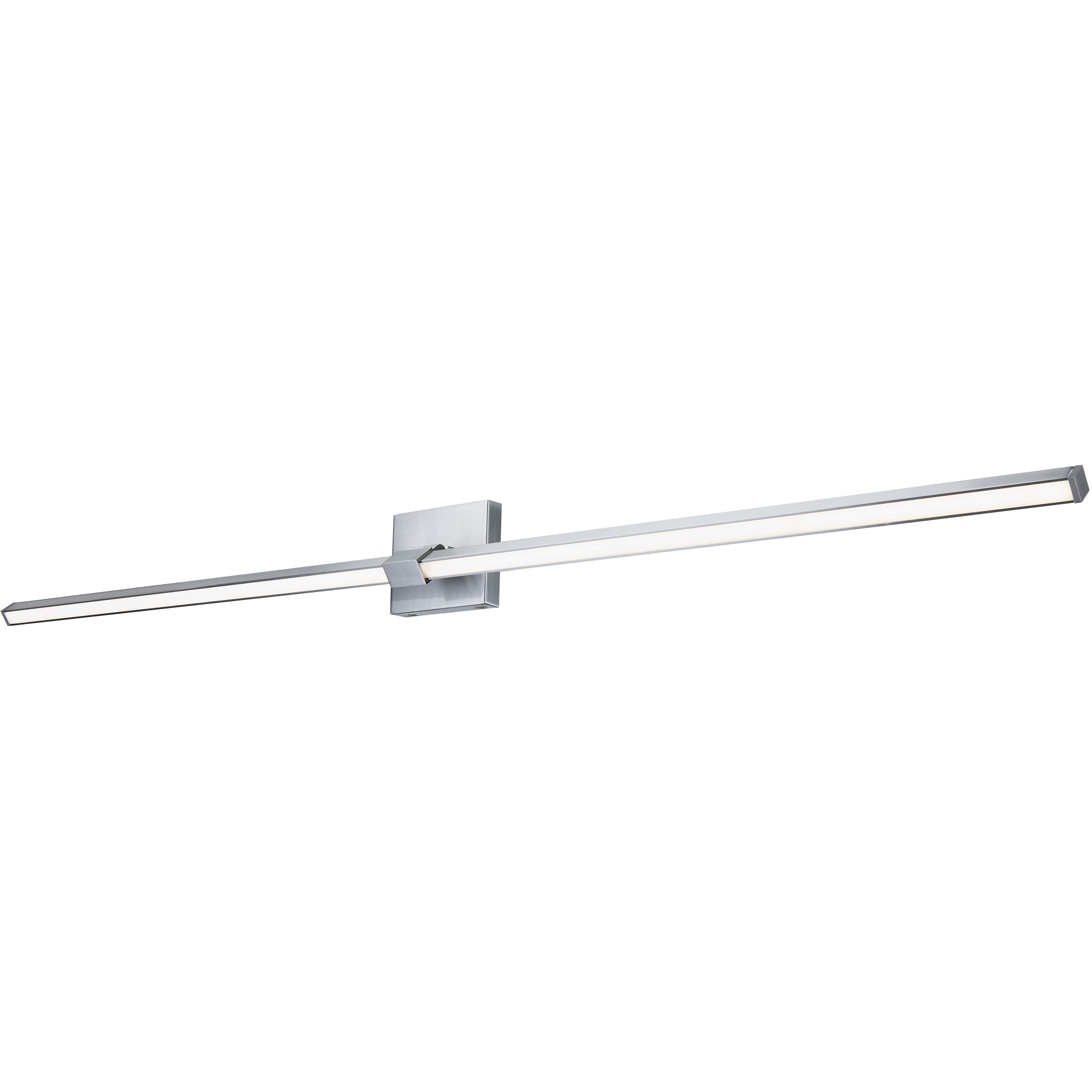 Epee LED 58.1 inch Brushed Nickel Bath Vanity Light Wall Light
