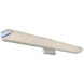 Eco LED 37.2 inch Brushed Nickel Bath Vanity Light Wall Light