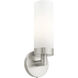 Aero 1 Light 4 inch Brushed Nickel ADA ADA Single Sconce Wall Light