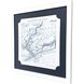 Charleston / Hilton Head / Kiawan Island / Savannah Blue and White Framed Art, Propac