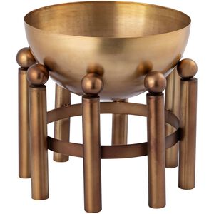 Piston Aged Brass Indoor Planter