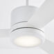 Vision 52 52 inch Matte White Ceiling Fan