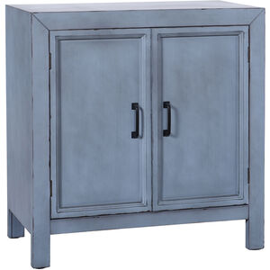 Cameron Olive Blue Washed Cabinet