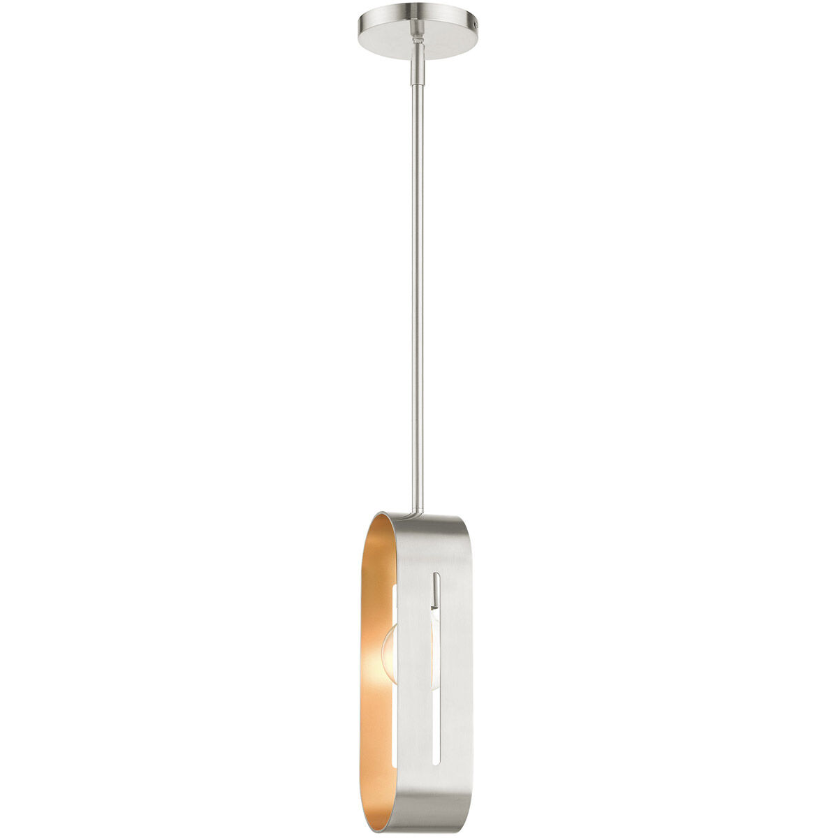 Ravena 1 Light 5 inch Brushed Nickel Pendant Ceiling Light
