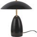 Alora Mood Poppy 13.88 inch 8 watt Glossy Black Table Lamp Portable Light