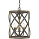 Alcott 3 Light 13 inch Antique Teal Pendant Ceiling Light