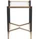 Park View 23.6 X 23.6 inch Black and Gold Table