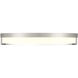 Vantage LED 11 inch Brushed Nickel Flush Mount Ceiling Light, Outdoor